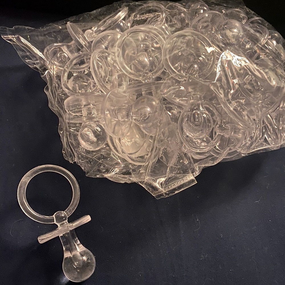 acrylic pacifier party favors